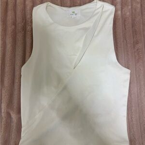 Chic Ivory Sleeveless Top